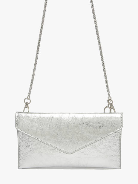 Clutch Paddock M Leder Etrier Zilver paddock EPAD075M ander zicht 1